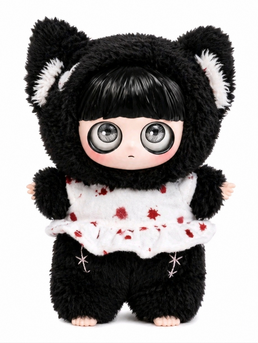 KIKI x Key Daydream Night Elves Plush Series - NIB - Dark Night Cat